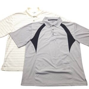 Lot of 2 Grand Slam Golf Polo Shirt Mens Large